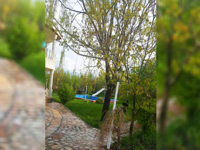 ویلای بزرگ با استخر اختصاصی در قوریگل تبریز